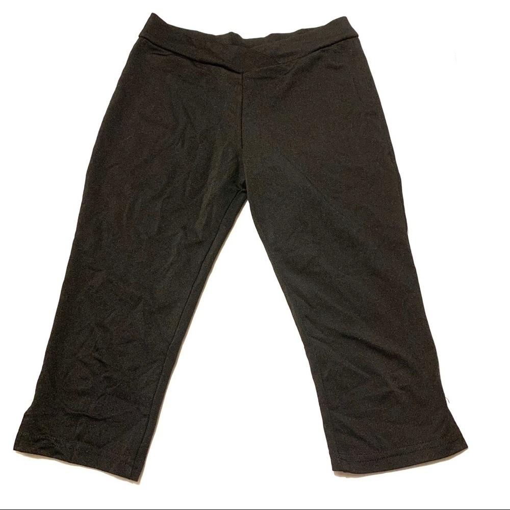 Lather’s Fit Black Capri Yoga Dance Leggings Small
